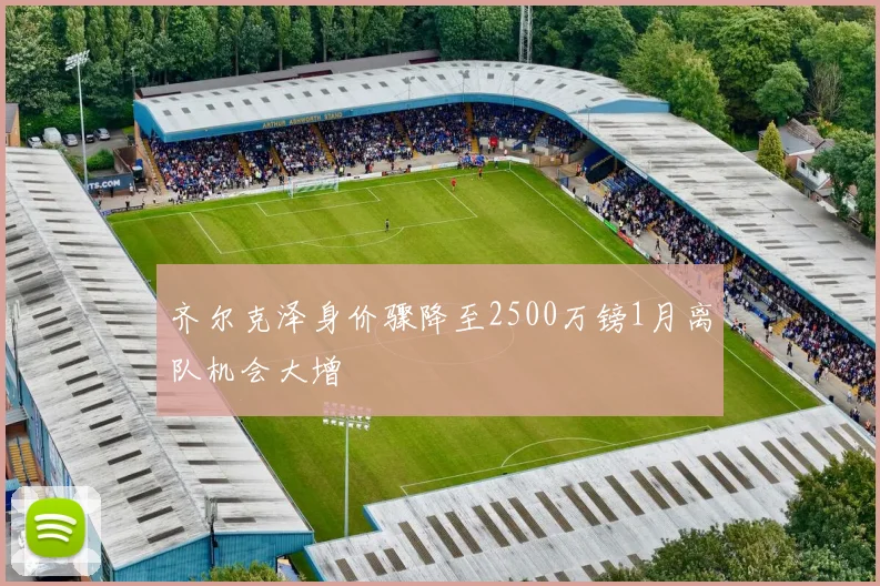 齐尔克泽身价骤降至2500万镑1月离队机会大增